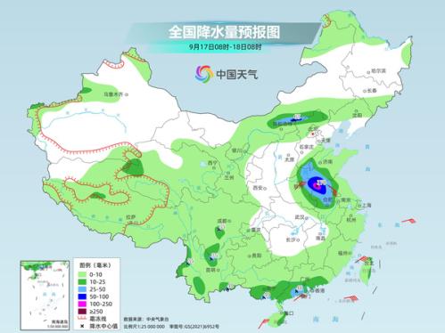 “贝碧嘉”深入内陆影响安徽河南等地 南方多地高温再起
